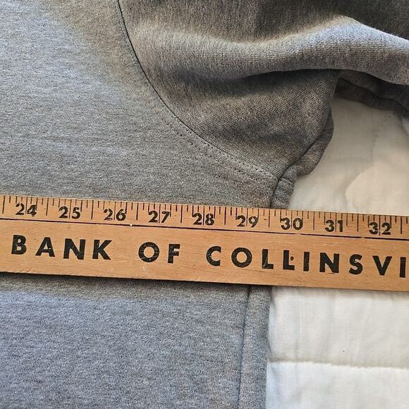 Vintage Nike 1990s Illinois Fighting Illini Embroidered Gray Pullover Hoodie XXL - Picture 7 of 8